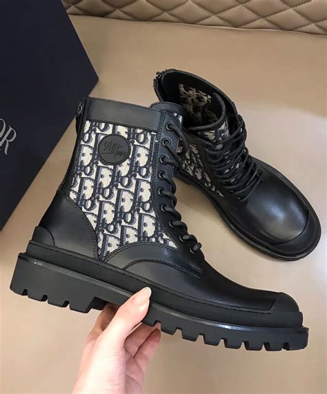 christian dior combat boots men|dior empreinte ankle boot.